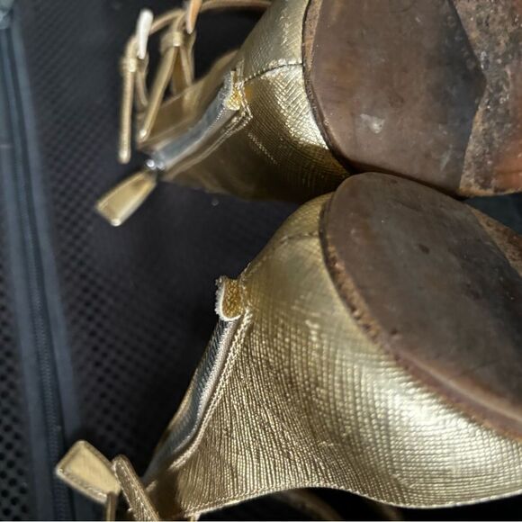 Prada gladiator sandals rope cuff shoe strap sandals ankle bracelet flats y2k - Picture 8 of 9